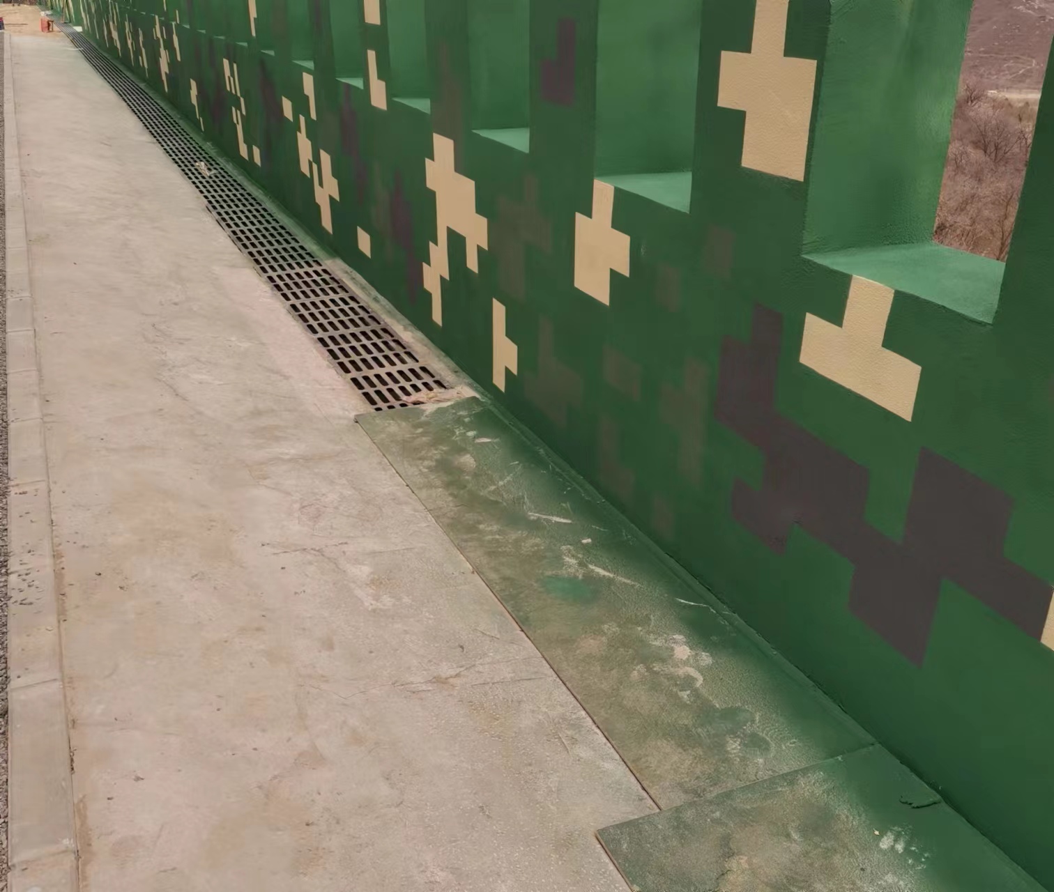 呼伦贝尔围墙迷彩喷涂,数迷彩漆