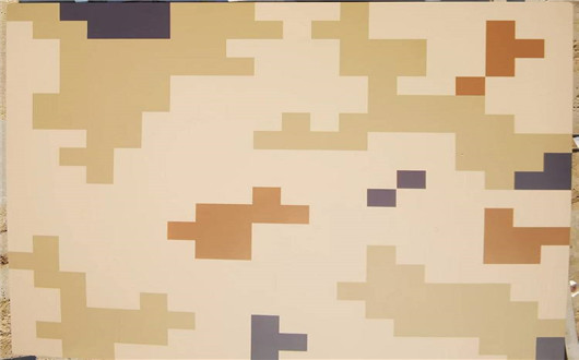 呼伦贝尔荒漠迷彩漆喷涂